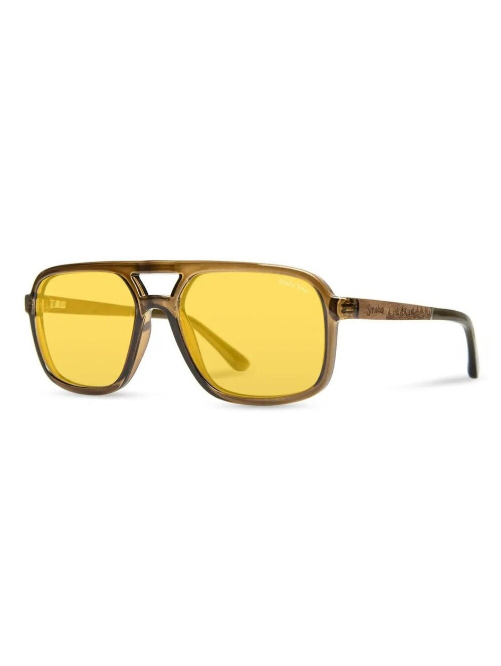 CAMP Glacier - Smokey Bear Polarized Sunglasses Moss Yellow Limited Edition